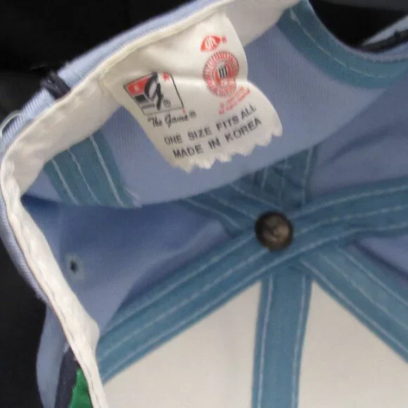 Vtg 80s The Game NC North Carolina Tar Heels SnapBack Hat Cap Jordan Embroidered - Picture 5 of 5